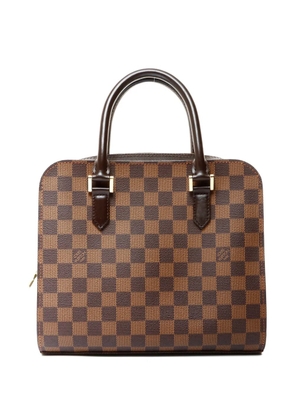 Louis Vuitton Pre-Owned 1998 Damier Triana top-handle handbag - Brown