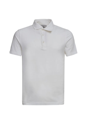 Fedeli mother-of-pearl button polo shirt - White