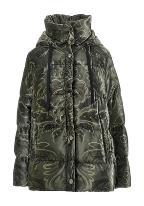 ETRO hooded patterned jacket - Green