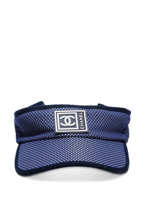 CHANEL Pre-Owned 1990-2010 Sport Line sun visor - Blue