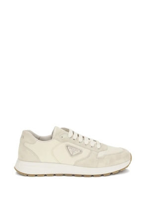 Prada Prax 2.0 logo-plaque lace-up sneakers - Neutrals