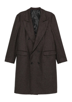 MARSEM double-breasted coat - Brown
