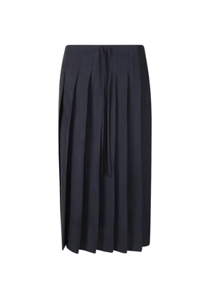 Prada pleated midi skirt - Blue
