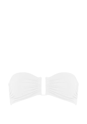 ERES Show ruched-detail bikini top - White