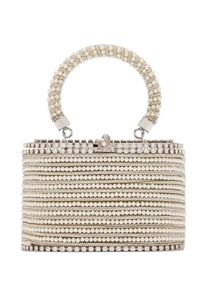 Rosantica mini Holli Libellula pearl-embellished handbag - Neutrals