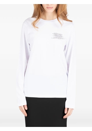 Société Anonyme Binary long-sleeves T-shirt - White