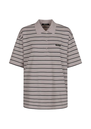 ROTATE BIRGER CHRISTENSEN striped logo T-shirt - Neutrals