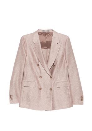 Tagliatore double-breasted peak-lapel blazer - Pink