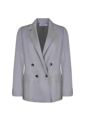 Max Mara Locarno double-breasted jacket - Grey