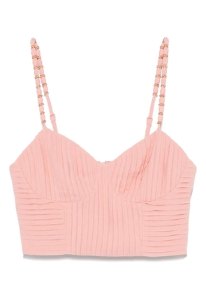 FARM Rio plissé-effect tank top - Pink
