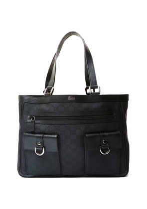 Gucci Pre-Owned Abbey GG-canvas tote bag - Black