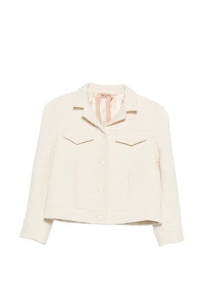 Nº21 flap-pocket jacket - Neutrals