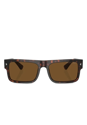 Prada Eyewear rectangle-frame sunglasses - Brown