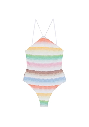 Missoni zigzag swimsuit - Neutrals