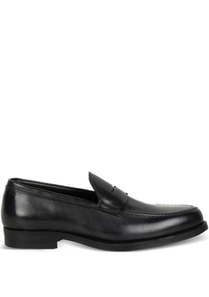 Triver Flight leather loafers - Black