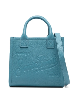 MC2 Saint Barth mini Vanity logo-embossed tote bag - Blue