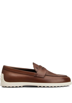 Tod's penny-bar loafers - Brown