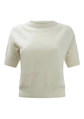 SA SU PHI cashmere top - White