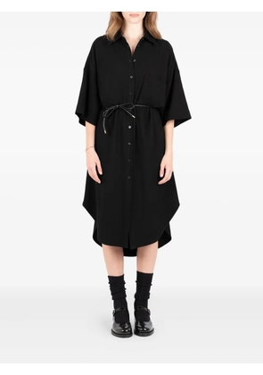 Société Anonyme Lotus button-down shirt dress - Black