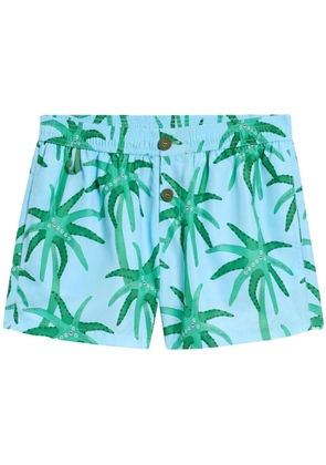 Jacquemus floral-print shorts - Blue