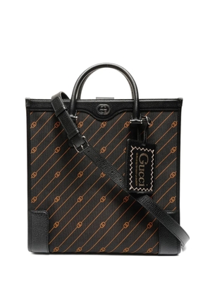 Gucci Pre-Owned 2020-2025 logo two-way tote bag - Black