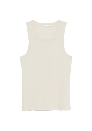 ENTIRE STUDIOS ribbed-trims tank top - Neutrals