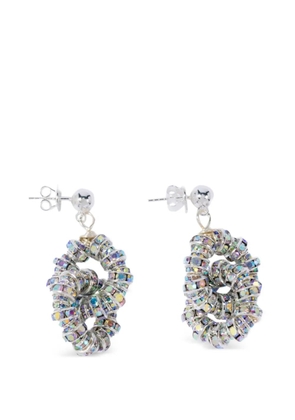 Pearl Octopuss. Y embellished earrings - Silver