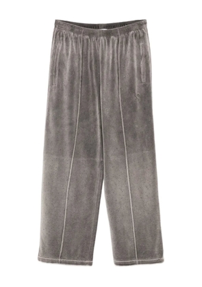 Alexander Wang crystal-embellished track pants - Grey