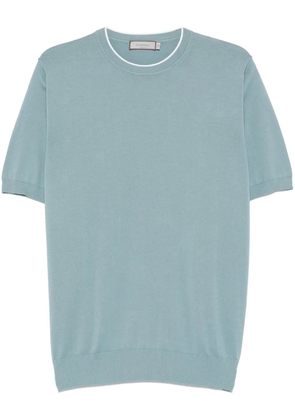 Canali cotton T-shirt - Blue
