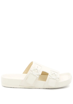 LOEWE Ease goatskin slides - Neutrals
