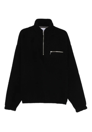 LC23 zip-fastening sweatshirt - Black