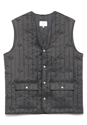 Maison Kitsuné quilted gilet - Grey