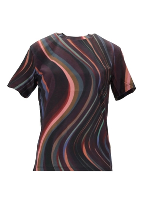 Paul Smith swirl-print T-shirt - Brown