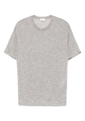 Saint Laurent fine-knit T-shirt - Grey