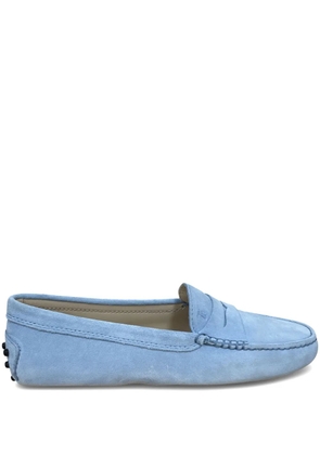 Tod's suede penny loafers - Blue