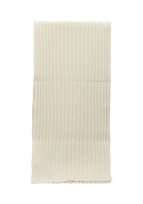 VIETTI MERCHANDISE ribbed scarf - White