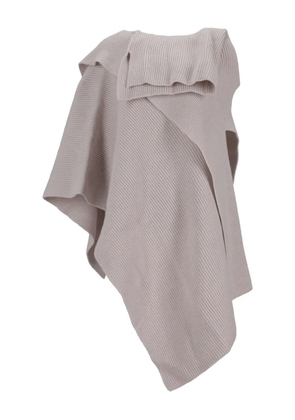Niccolò Pasqualetti Mistero poncho - Neutrals