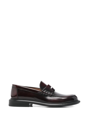 Givenchy leather penny loafers - Red
