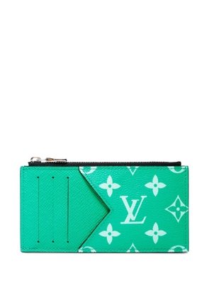 Louis Vuitton Pre-Owned Taiga Rama monogram card holder - Green