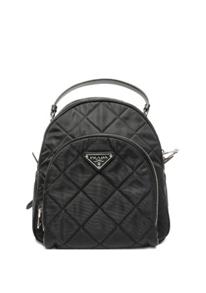 Prada Pre-Owned 2015-2025 quilted backpack - Black
