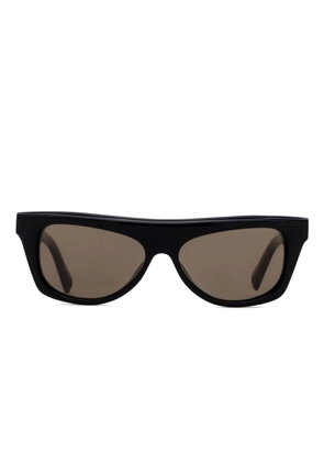Jacquemus geometric-frame sunglasses - Black
