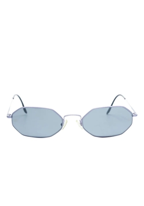 CHANEL Pre-Owned 2000s-2020s geometric sunglasses - Purple