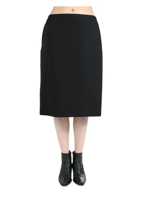 The Row low-rise midi skirt - Black