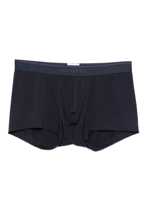 Sunspel logo boxers - Blue
