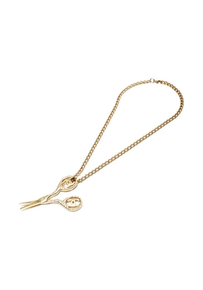 CHANEL Pre-Owned 2002 scissors-pendant necklace - Gold