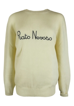 JURTA embroidered embroidered detail sweater - Neutrals