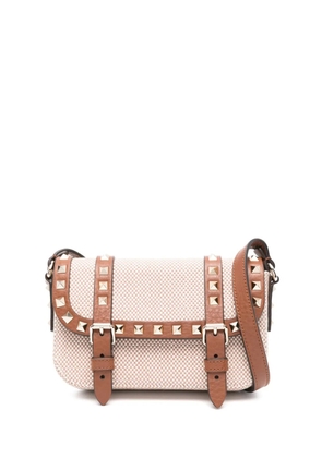 Valentino Garavani mini Rockstud cross body bag - Neutrals