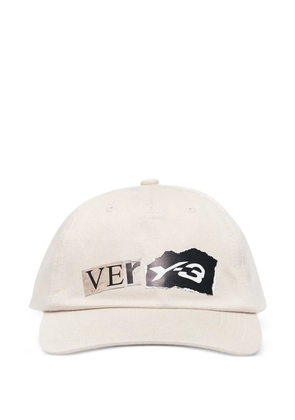 Y-3 logo baseball cap - Neutrals