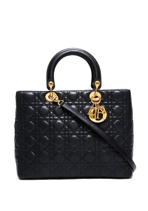Christian Dior Pre-Owned 2000s quilted Lady 2way bag - Black