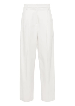Brunello Cucinelli pleat-detail straight-leg trousers - Neutrals